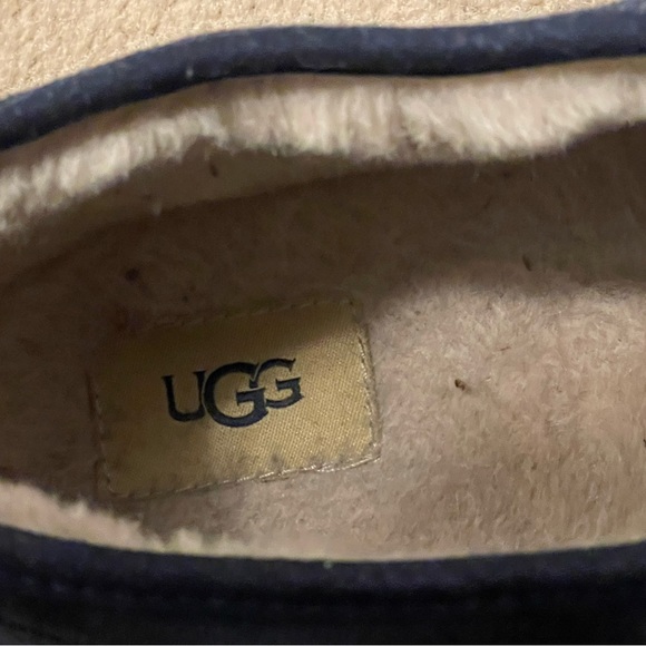 USED UGG Men Blue Maksim Chukka Casual Suede  Fur Shoes Boots main image 6